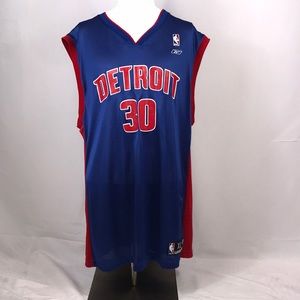DETROIT PISTONS RASHEED WALLACE #30 Jersey XL